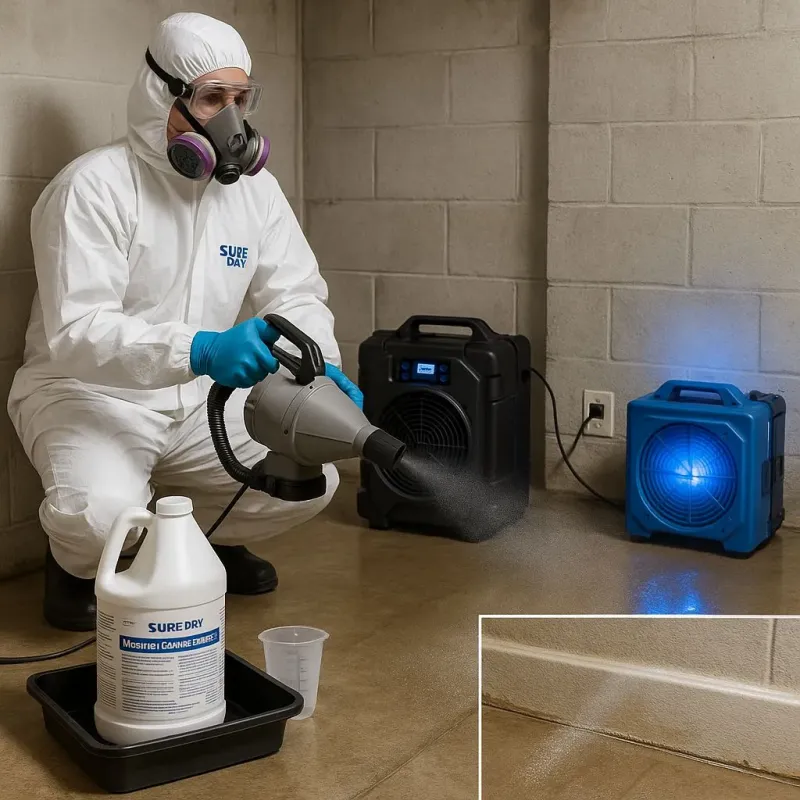 Sanitization and Odor Removal process in Katy, TX